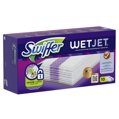 Swiffer - 12x10 Lingettes Humides Antibactériennes Swiffer