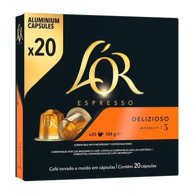 Capsules de café Delizioso L'Or EspressO - Paquet de 20