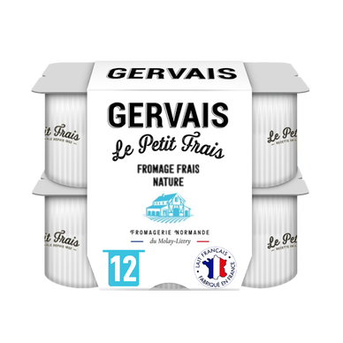 Gervais yaourt petit suisse nature 12x60g - Cdiscount Au quotidien