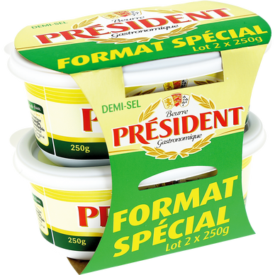 BEURRE DEMI-SEL PRESIDENT [200G] 