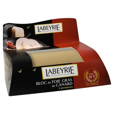 Bloc de foie gras canard LABEYRIE, barquette spéciale apéritif 120g - Super  U, Hyper U, U Express 