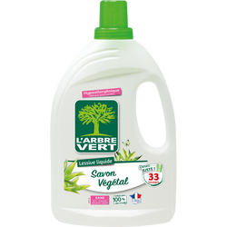 Lessive Liquide Savon Vegetal Arbre Vert 33 Lavages Bidon 1 5l Super U Hyper U U Express Www Coursesu Com