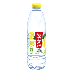 Eau Aromatise Citron Et Citron Vert Bio Vittel 1l Super U Hyper U U Express