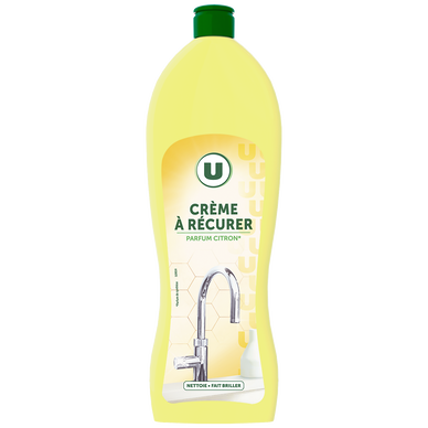 Crème à récurer fraîcheur citron, U (750 ml)  La Belle Vie : Courses en  Ligne - Livraison à Domicile