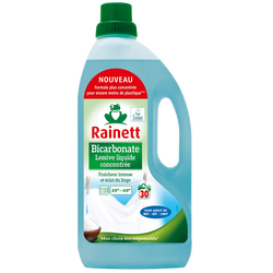 Lessive Liquide Concentr Bicarbonate Rainett 1 5l 30 Lavages Super U Hyper U U Express Www Coursesu Com