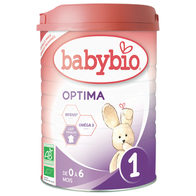 Babybio Optima 1 lait pour nourrissons 1er age bio 800g
