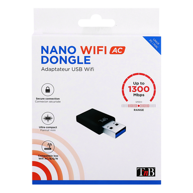 Clé Wi-Fi nano 1300 Mbps - T'nB