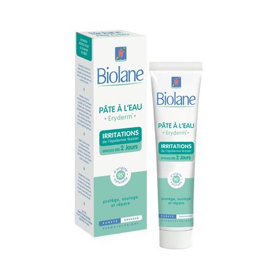 Biolane - La Pâte à l'eau Eryderm® Biolane Expert soulage dès deux jours  d'utilisation les irritations sévères et les rougeurs du siège de Bébé.  Résultat : une peau à la fois réparée