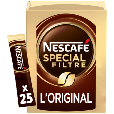 Café soluble Extra filtre - 25 sticks - Super U, Hyper U, U Express 