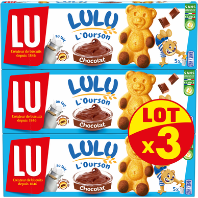 Promo GATEAUX MOELLEUX FOURRES LULU L'OURSON LU Super U : 2,28€