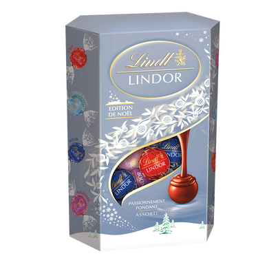 Lindt Boules de chocolat noir Lindor avec fondant de Noël (500g) acheter à  prix réduit