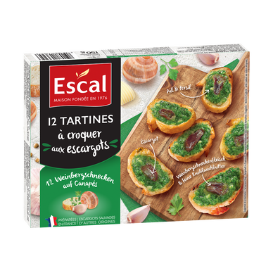 Tout savoir sur l'escargot - Escargots et apéritifs surgelés ESCAL