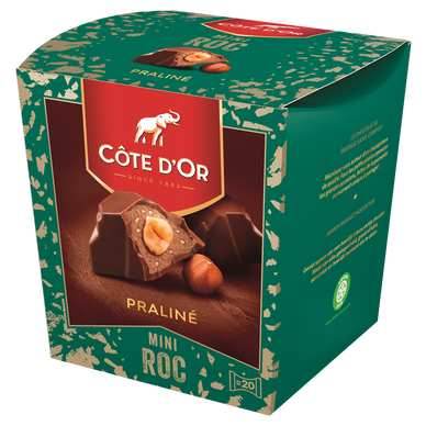 CÔTE D'OR : Mini Roc - Bouchées au chocolat au lait, noisettes et pralinés  - chronodrive