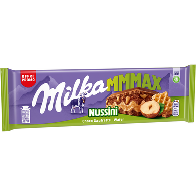 Gaufrette cacao fourrée chocolat au lait, Milka (x5, 31 g)