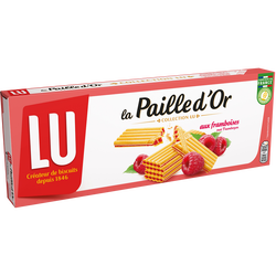 Paille D Or Gaufrettes Aux Framboises Lu 170g Super U Hyper U U Express Www Coursesu Com