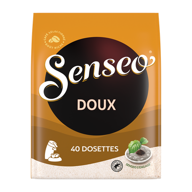 Café dosettes doux compatible Senseo, U (x 40)