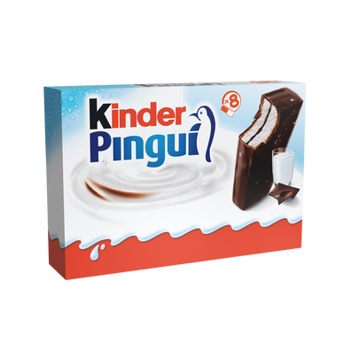 Goûter au lait et chocolat KINDER Pingui, 8x30g - Super U, Hyper U, U  Express 