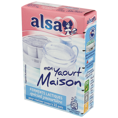 ALSA Mon yaourt maison, ferments lactiques spécial yaourtière 32