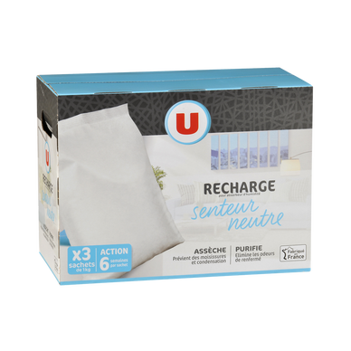 3 sachets recharges SecaDry Anti-humidité - Grow Barato