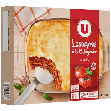 Lasagnes bolognaise surgelés, 1kg Picard