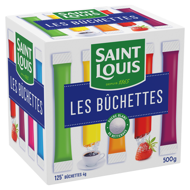 Bûchette Sucre Saint-Louis 4 g par 500