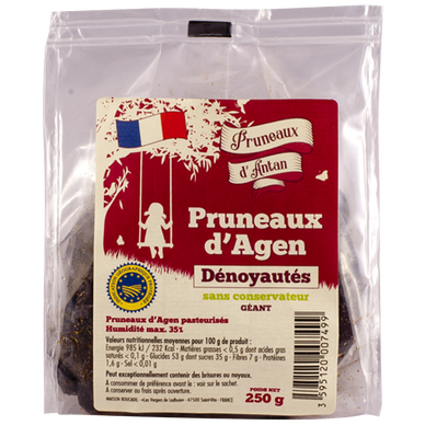 Pruneaux d'Agen dénoyautés 250g