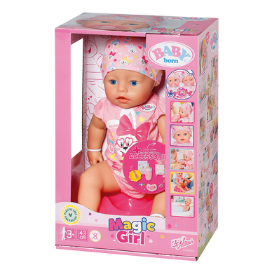 Poupée Baby Born Girl, à partir de 3 ans Zapf Création - Intermarché