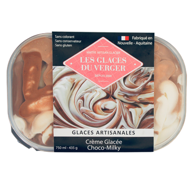 Crème Glacée Choco-Milky glace artisanale maître artisan glacier