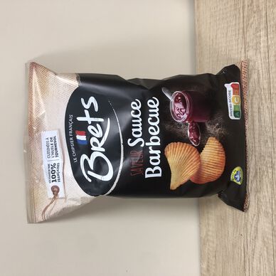 CHIPS BARBECUE FRANCE 125G BRET'S
