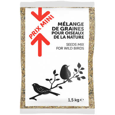 Graine à oiseaux Nature mix +, Aime (1 kg)  La Belle Vie : Courses en  Ligne - Livraison à Domicile
