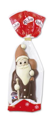ROHAN Sucettes Père Noël chocolat au lait 10 pièces 150g pas cher