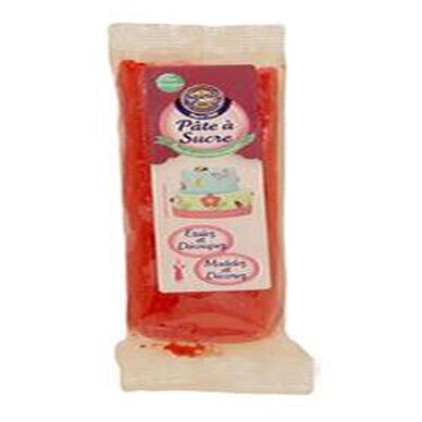 Pâte à sucre rouge - Sainte Lucie - 100 g