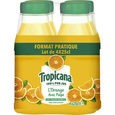 Tropicana Pure Premium® Jus multifruits bouteille PET 25 cl - Lot de 12 -  Sodas & Jus de fruitsfavorable à acheter dans notre magasin