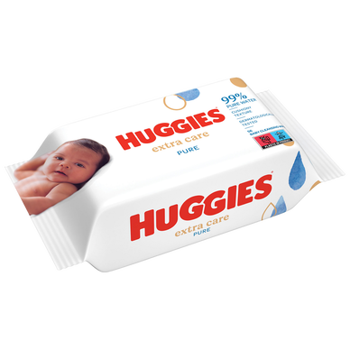 Huggies Lingettes Bébé Pure Extra Care