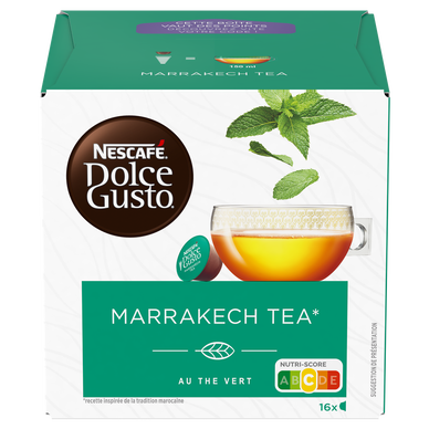 Thé dosette NESCAFE Marrakech Tea - compatible DOLCE GUSTO - x16 83g -  Super U, Hyper U, U Express 