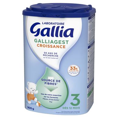 Acheter Gallia galliagest croissance 3 dès 12 mois 900g sur