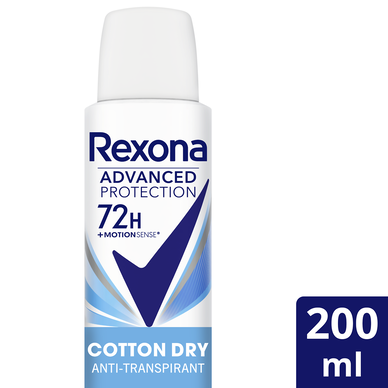 Rexona feminino anti-transpirante spray desodorante algodão seco  200ml-pacote de 6 - AliExpress