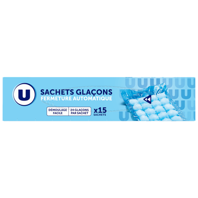 SACHET GLACONS 2KG - Super U, Hyper U, U Express 