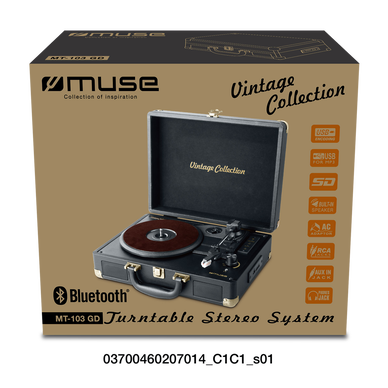 Platine vinyle MUSE MT108BT - Muse