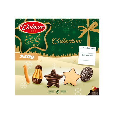 Delacre Etoile Collection biscuits, boîte de 240 g